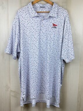 Peter Millar Summer Comfort Men’s Short Sleeve Performance Polo 2023 US Open 3XL